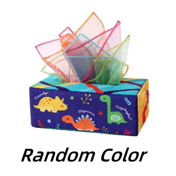 Baby Montessori Boxes Baby Toys Infant Pull Along Magic Tissue Box Montessori Toy Development Sensory Toys Baby Game
