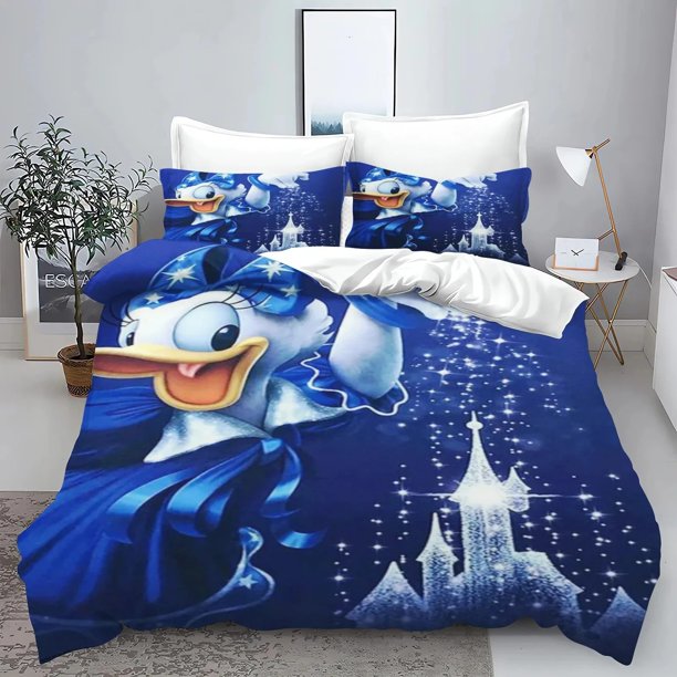 bedding set Donald Duck Daisy 3D digital printing home textile 100% polyester duvet cover bedroom decoration gift Bed Sheets