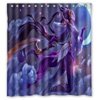 Pinghai - Cortina De Ducha Diana Con Ganchos (167 X 183 Cm)