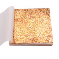 Bothyi - Decoración De Hojas De Pan De Oro Coloreada Para Manualidades Proyectos Dorados Estilo A