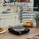 thumbnail image 2 of Cocina Cocinilla Eléctrica 1 Plato Encimera 1000W de Potencia Color Negro, 2 of 10