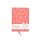 thumbnail image 1 of Libreta Roja Diseño Corazones 14.5*10.5 96 Hojas, 1 of 2