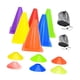 thumbnail image 2 of Conos de entrenamiento para fútbol, ​​conos de fútbol, ​​resistencias, conos deportivos de cono de marcador de campo con bolsa de almacenamiento para 44 piezas, 2 of 5