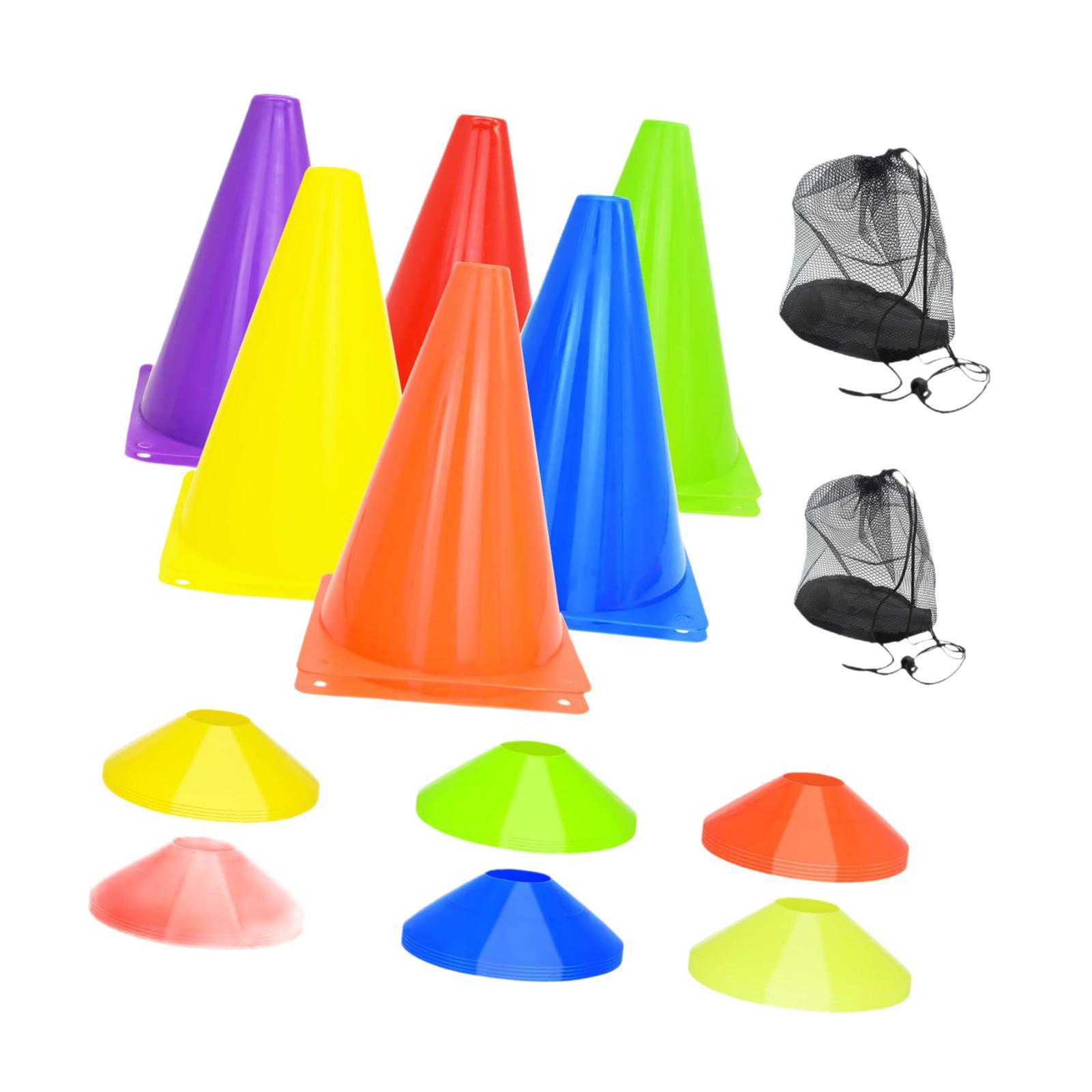 Ioensy - Conos De Entrenamiento Para Fútbol Conos De Fútbol Para Fútbol Entrenamiento Deportivo Fútbol 44 Piezas