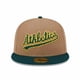thumbnail image 1 of Jockey New Era 59FIFTY Oakland Athletics MLB 8-Bit Wordmark Beige, 1 of 5