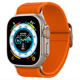 thumbnail image 1 of Correa Spigen Lite Fit compatible con Apple Watch – 44 / 45 / 46 / Ultra 49 MM – Tela - Naranja / Conector Titanio, 1 of 6