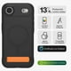 thumbnail image 2 of Funda Sedona Snap iPhone 17 Air Zagg negra, 2 of 12