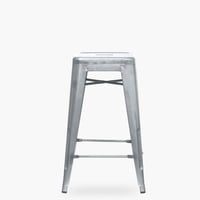 Form Design - Taburete Medio 67 Tolix Plata