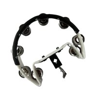 Magideal - Platillos De Hi Hat Para Niños, Conjunto De Percusión En Acero Inoxidable Brillante Blanco