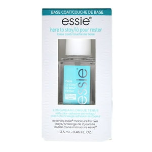 Essie - Capa Base Here To Stay Para El Cuidado De Las Uñas, 13,5 Ml, 8 G, Vegana