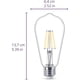 thumbnail image 3 of Bombillas LED Philips, paquete de 8 W = 75 W, ST19 Vintage Edison, 3 of 9