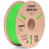 Filamento Para Impresora 3D Elegoo Rapid Pla Plus De 1,75 Mm, Color Verde, 1 Kg