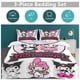 thumbnail image 5 of Kuromi Print Bedding Set Pattern Duvet Cove Set 3 Pieces 1 Quilt Cover And 2 Pillowcases for Women Men Teens, 5 of 5