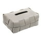 thumbnail image 2 of Caja De Pañuelos De Cuero PU Para Coche, Caja De Almacenamiento De Pañuelos Para Comedor, Coche, Gris, 2 of 3