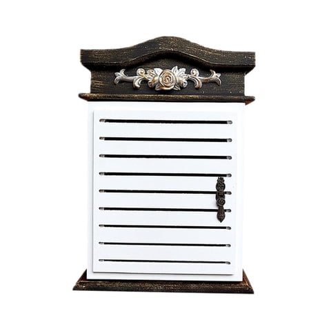 Bothyi - Soporte Para Caja De Almacenamiento De Llaves Estuche De Pared Multiusos Para Gabinete Hotel Blanco