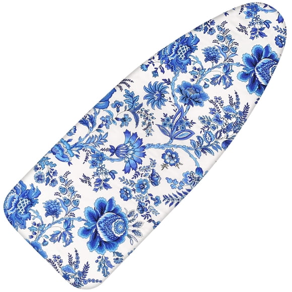 Funda para tabla de planchar Memeaty de 45 x 124 cm con acolchado de 6 mm de grosor