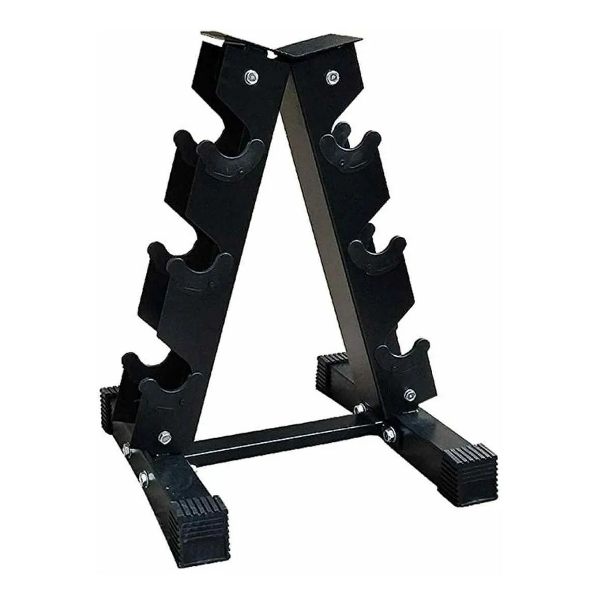 Linea Sport - Rack Para Mancuernas Hasta 3 Pares De Fierro Almacenamiento