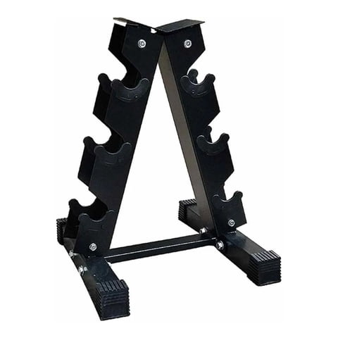 Linea Sport - Rack Para Mancuernas Hasta 3 Pares De Fierro Almacenamiento