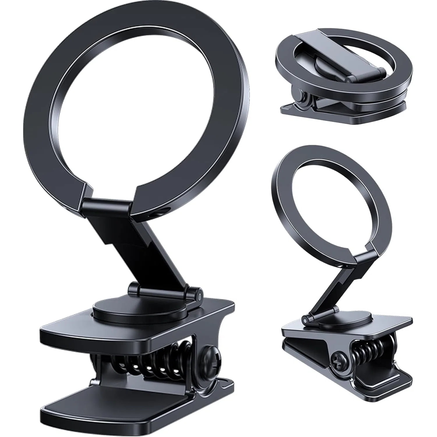 Genérico - Soporte Magnético Para Teléfono Móvil De Sobremesa Y Coche Para Iphone Y Accesorios Magsafe-negro