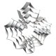 thumbnail image 1 of Cortador de Galletas QAAQS 13 cm, 10 cm, 8 cm, 5 cm Acero Inoxidable, 1 of 5