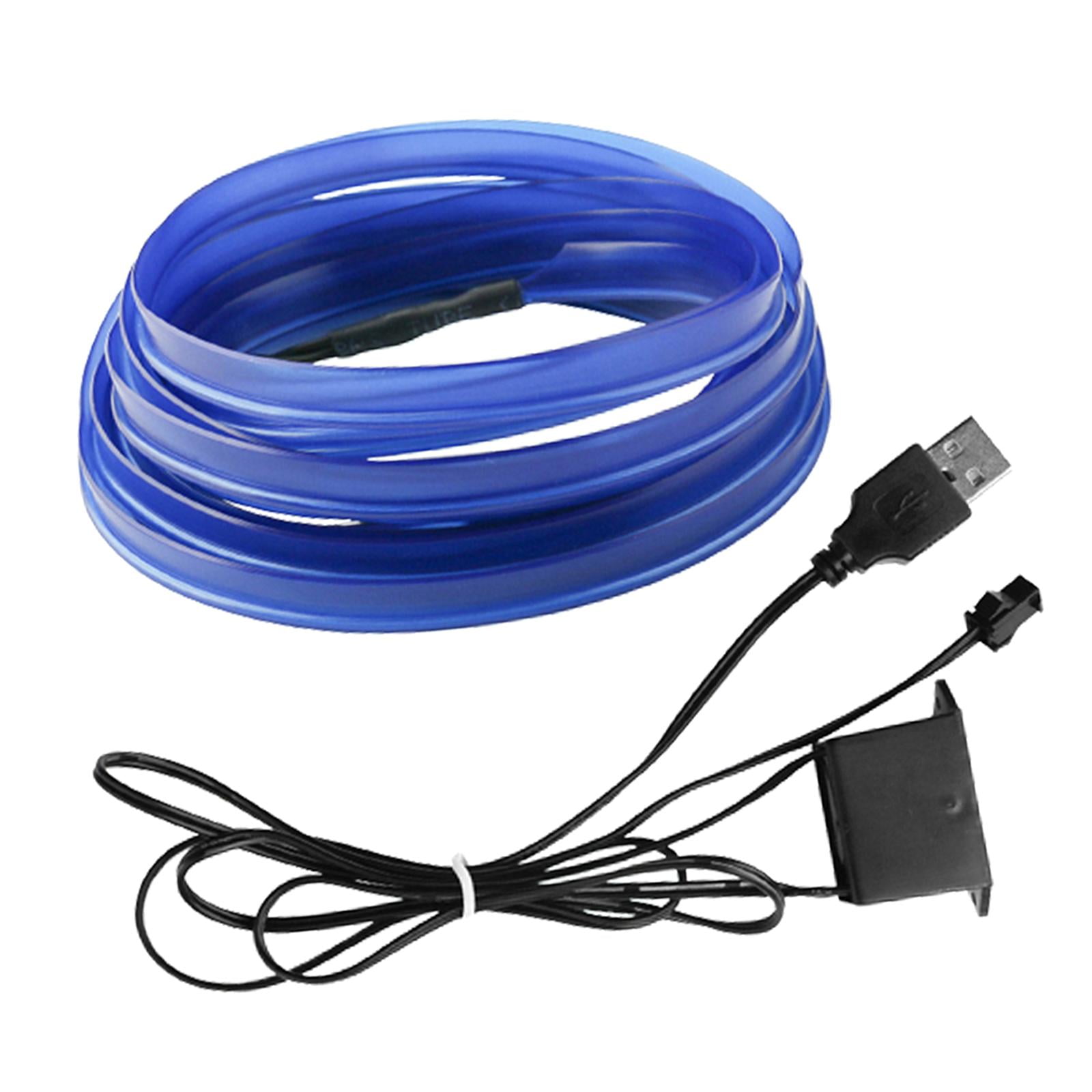 Magideal - Tira De Luces Led Para Coche, Interior Azul, Para Coche, Camión, Suv, Decoraciones De Jardín