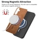 thumbnail image 4 of Magnetic Slim Case for Samsung Galaxy A55 with Camera Guard & Anti-Scratch Back Brown, 4 of 6