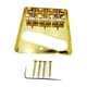 thumbnail image 4 of Guitar Bridge Set Fácil De Instalar Design Vintage Luthier Tools Saddles Gold, 4 of 5