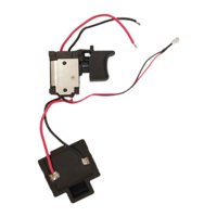 Magideal - Interruptor De Taladro Eléctrico, Llave Eléctrica, Interruptor De Botón Con Luz Pequeña Para Herramientas Eléctricas, Piezas De Repuesto De 24V, 16A