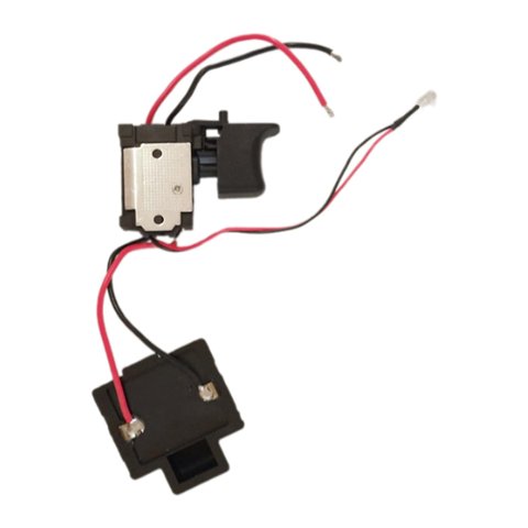 Magideal - Interruptor De Taladro Eléctrico, Llave Eléctrica, Interruptor De Botón Con Luz Pequeña Para Herramientas Eléctricas, Piezas De Repuesto De 24V, 16A