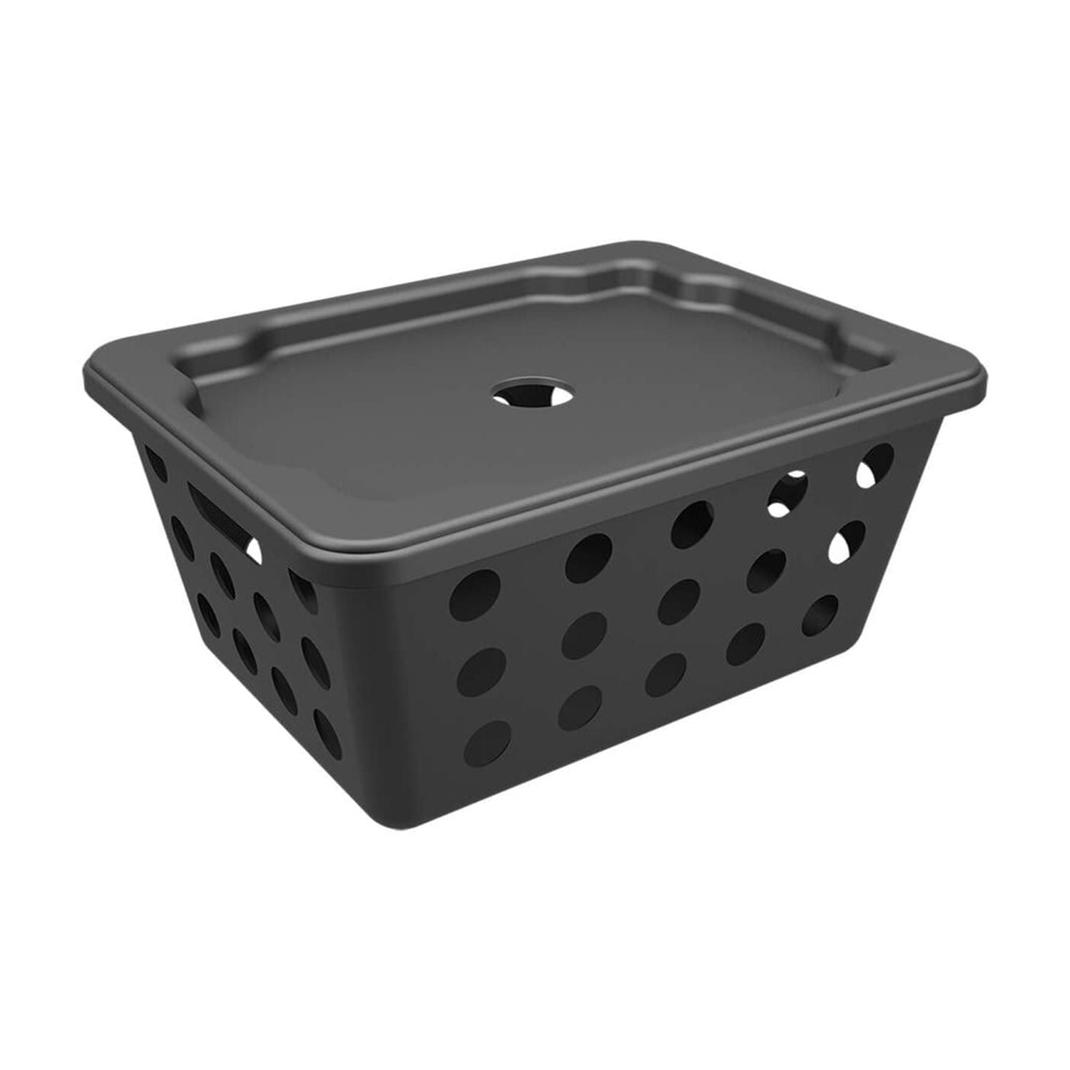 Coza - Cesta Organizadora Con Tapa One Pequeña 1,5 L Negro Negro
