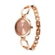 thumbnail image 5 of Reloj Titan analógico de latón para mujer, esfera de oro rosa, casual, 5 of 5