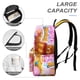 thumbnail image 4 of Princesa Peach-theme Backpack, Campus style schoolbag Bookbag with Adjustable Shoulder Straps And Large Zip Compartment, Unisex Travel Bags.42x30x15cm, 4 of 6