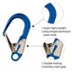 thumbnail image 5 of Gancho de refuerzo Fusion Climb Poseidon II de aluminio forjado, 5 of 7
