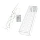thumbnail image 1 of Florero De Acrílico Rectangular Florero Transparente Cajas De Flores De Escritorio Titular De Agua 35x10x6.5cmLuz LED, 1 of 3