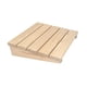 thumbnail image 1 of Reposacabezas de madera para sauna, accesorios para sauna, cojín ergonómico profesional antideslizante para respaldo de sauna, cojín para sauna para b, 1 of 5