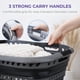thumbnail image 4 of Canasta para ropa Laundry 360 plegable 40 L portátil gris/negro, 4 of 7