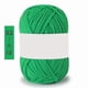 thumbnail image 1 of Xiao Hua Hilo de ganchillo, 2 ovillos verdes, 25 gramos cada uno, hilo suave hecho a mano, ideal para principiantes, suéteres y fundas de almohada decorativas., 1 of 3