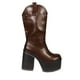 thumbnail image 1 of Bota Plataforma Ecocuero 95 Yassne Marron, 1 of 4