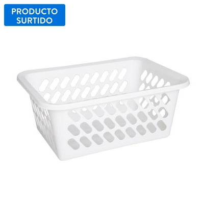 Cesto Rentangular Multiuso 24X32X52, Color Surtido 1 Un Haus