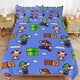 thumbnail image 1 of Super Mario Duvet Cover Set 3 Piece Bedding Set Double Sided Printing Decorative Comforter Cover Set, 1 of 5
