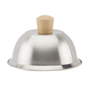 Magideal - Tapa De Hamburguesa De Hamburguesas De Cúpula De Fusión De Queso Tapa Redonda De Cocción De Láminas Para Accesorios De Parrilla De Plancha Plana De