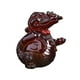 thumbnail image 2 of Estatua De Cocodrilo Que Cambia De Color, Mascota De Té En El Interior, Figuritas De Cocodrilo En Miniatura, Color Rojo, 2 of 3