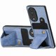 thumbnail image 4 of Funda Resistente para Honor 80 con Tarjetero y Soporte, Diseño Magnético Azul, 4 of 5