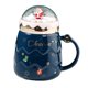 thumbnail image 1 of Taza Navide?a De Cerámica, Taza Navide?a Bonita Para Ni?os, Ni?as, Amigos, Halloween, Azul, 1 of 5