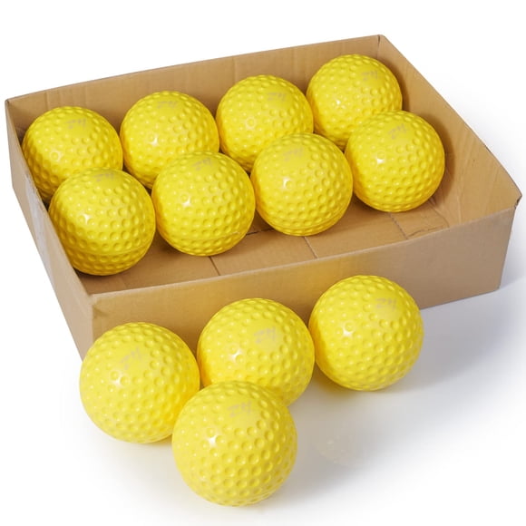 Softball Furlihong 30 cm 187 g (12 unidades) con superficie con hoyuelos
