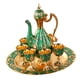 thumbnail image 5 of Juego De Cafetera Turca, Juego De Tetera Para Comedor, Mesa De Gabinete, áurea Y Verde, 5 of 5
