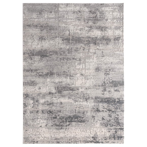 Alfombra decorativa United Weavers Cascades Mazama gris abstracta