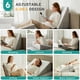 thumbnail image 2 of Almohada con forma de cuña Bedluxe de 30 cm para aliviar el reflujo ácido, espuma viscoelástica, 2 of 8