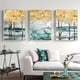 thumbnail image 2 of 3pcs, Frameless Abstract Golden Tree Poster, Canvas Painting, Wall Art Print Modern Minimalist Home Corridor Art Decoration Mural, Home Decor, No Frame, 2 of 4
