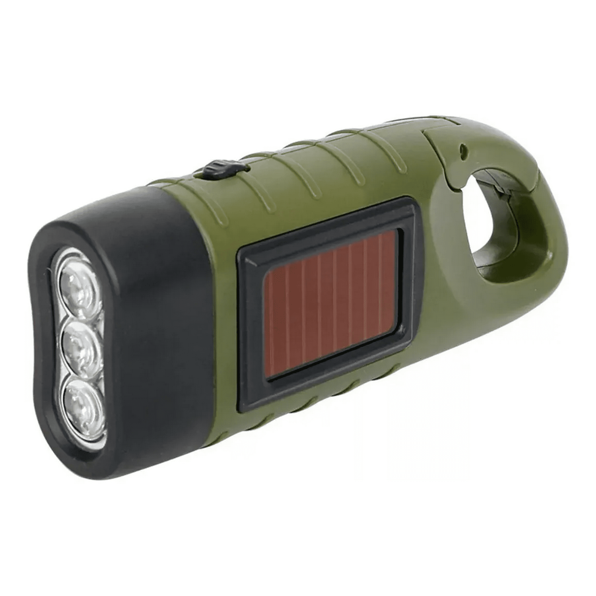 Genérico - Linterna Outdoor Recargable Con Dinamo Y Por Energia Solar